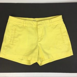Ana Yellow Twill Shorts